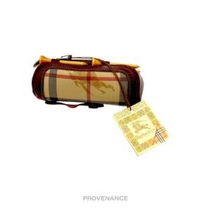 🔴 Burberry Golf Ball Caddy - "Burberrys" Haymarket Check